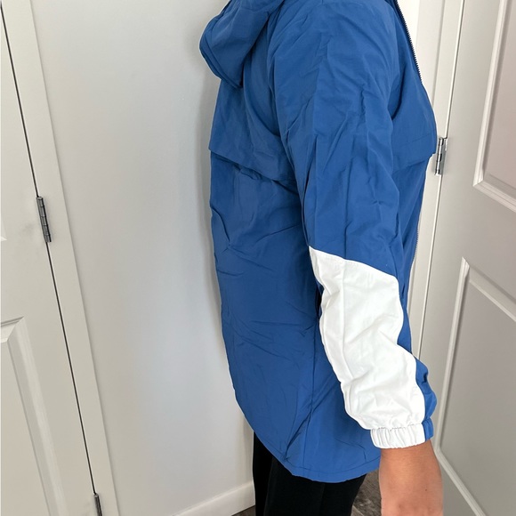 Adidas UNISEX  fleece lined parkas Size XS Color: Blue & White - Picture 9 of 9